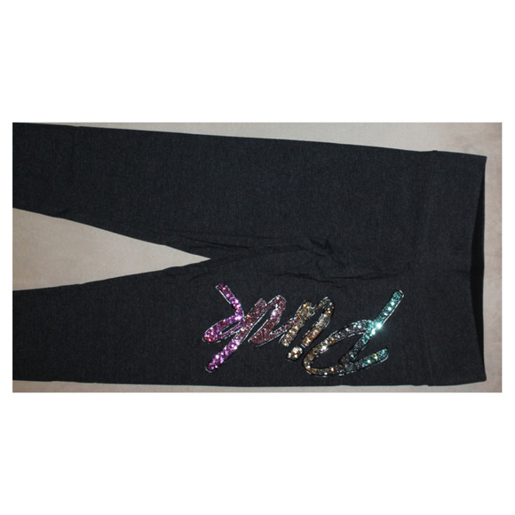 Victoria's Secret PINK Rainbow Bling Yoga Legging - Picture 2 of 6